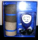 (image for) Mens Socks FM Mini Radio With Stop Watch Gift Set - Click Image to Close